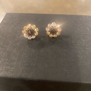 Michal Negrin Vintage Earrings with Real Swarovski Crystals.